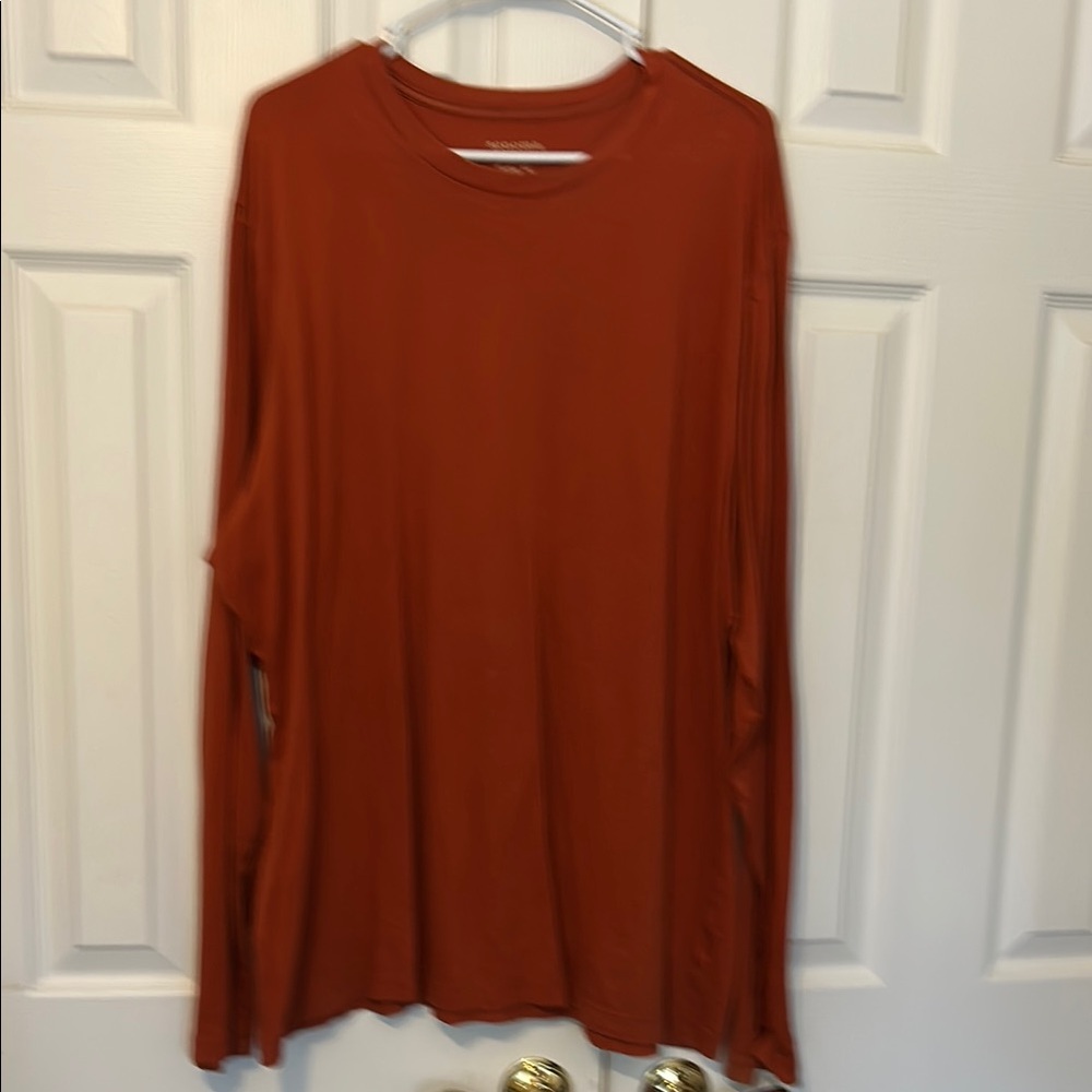Women's Rust Long Sleeve Top